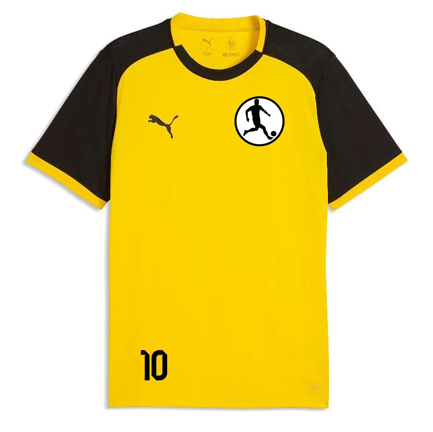 PUMA TeamLIGA26 Matchday Trikot Gelb – Vorderansicht