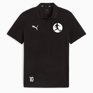 PUMA teamGOAL Casuals Polo Schwarz – Vorderansicht