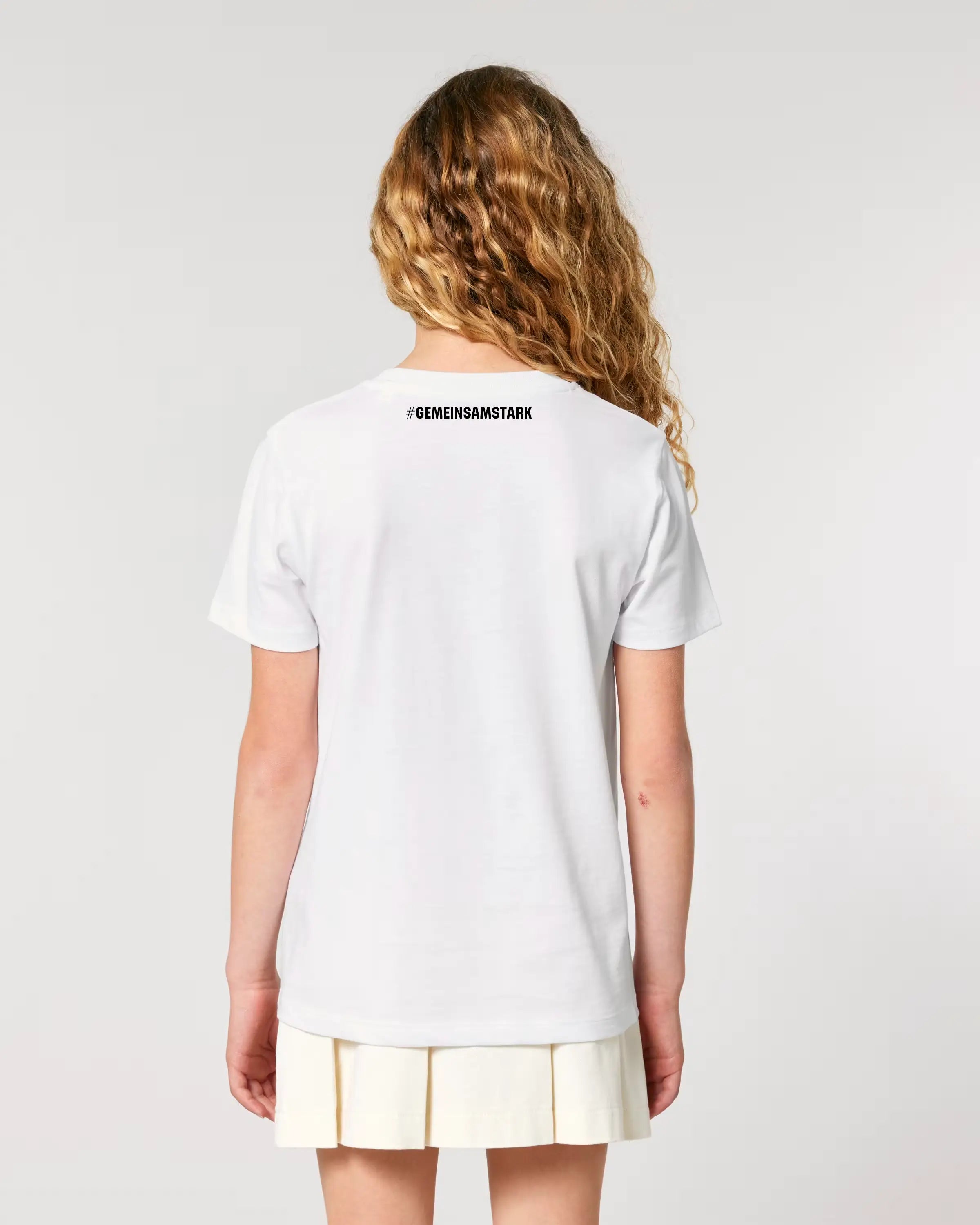 Kindershirt 100 % Bio-Baumwolle Weiss