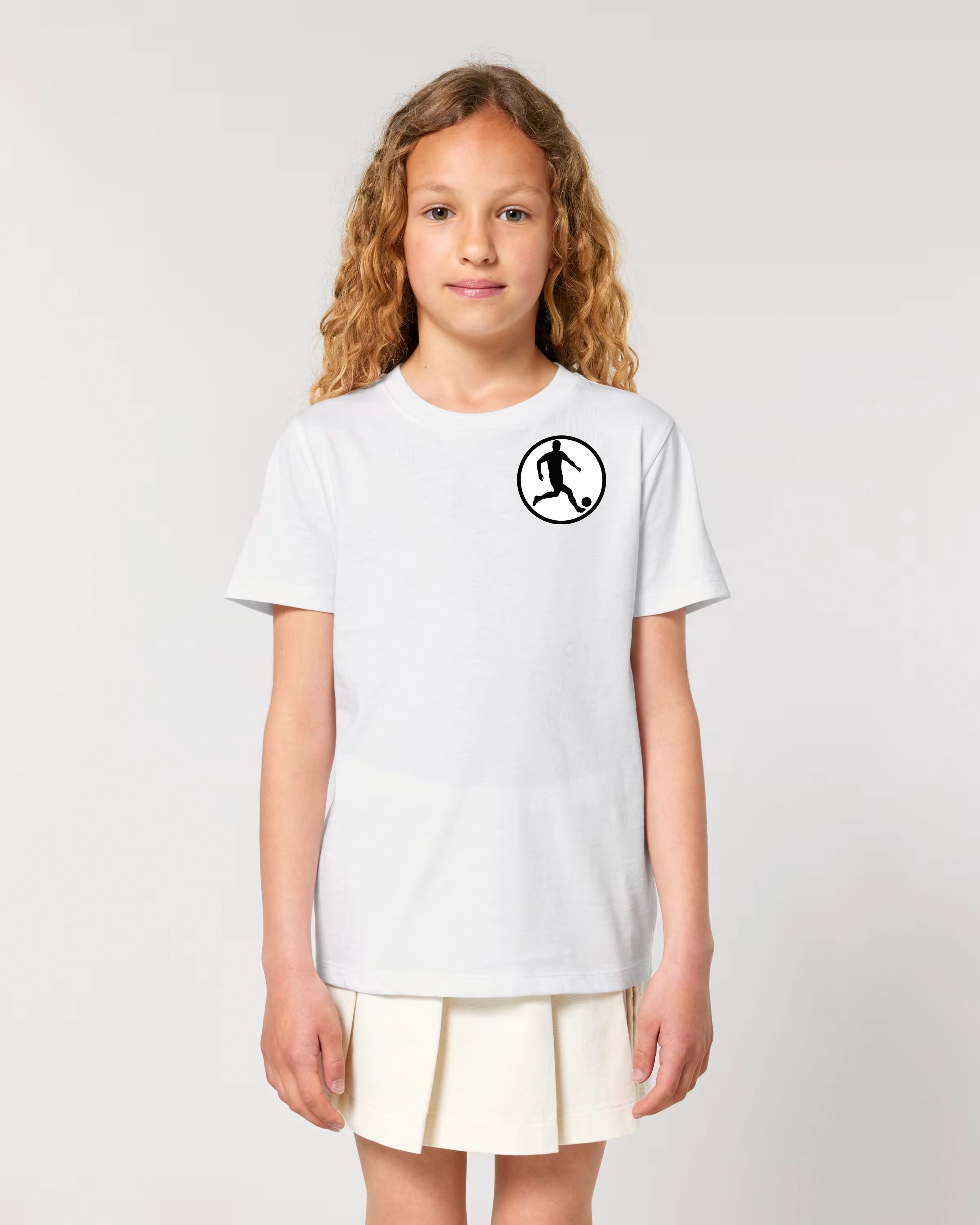 Kindershirt 100 % Bio-Baumwolle Weiss