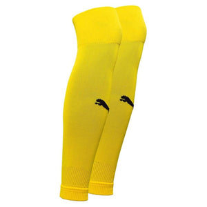 PUMA teamGOAL Sleeve Socks Gelb – Vorderansicht