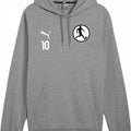 PUMA teamGOAL Casuals Hoody Grau meliert – Vorderansicht