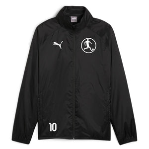 PUMA teamGOAL All Weather Jacket Schwarz – Vorderansicht