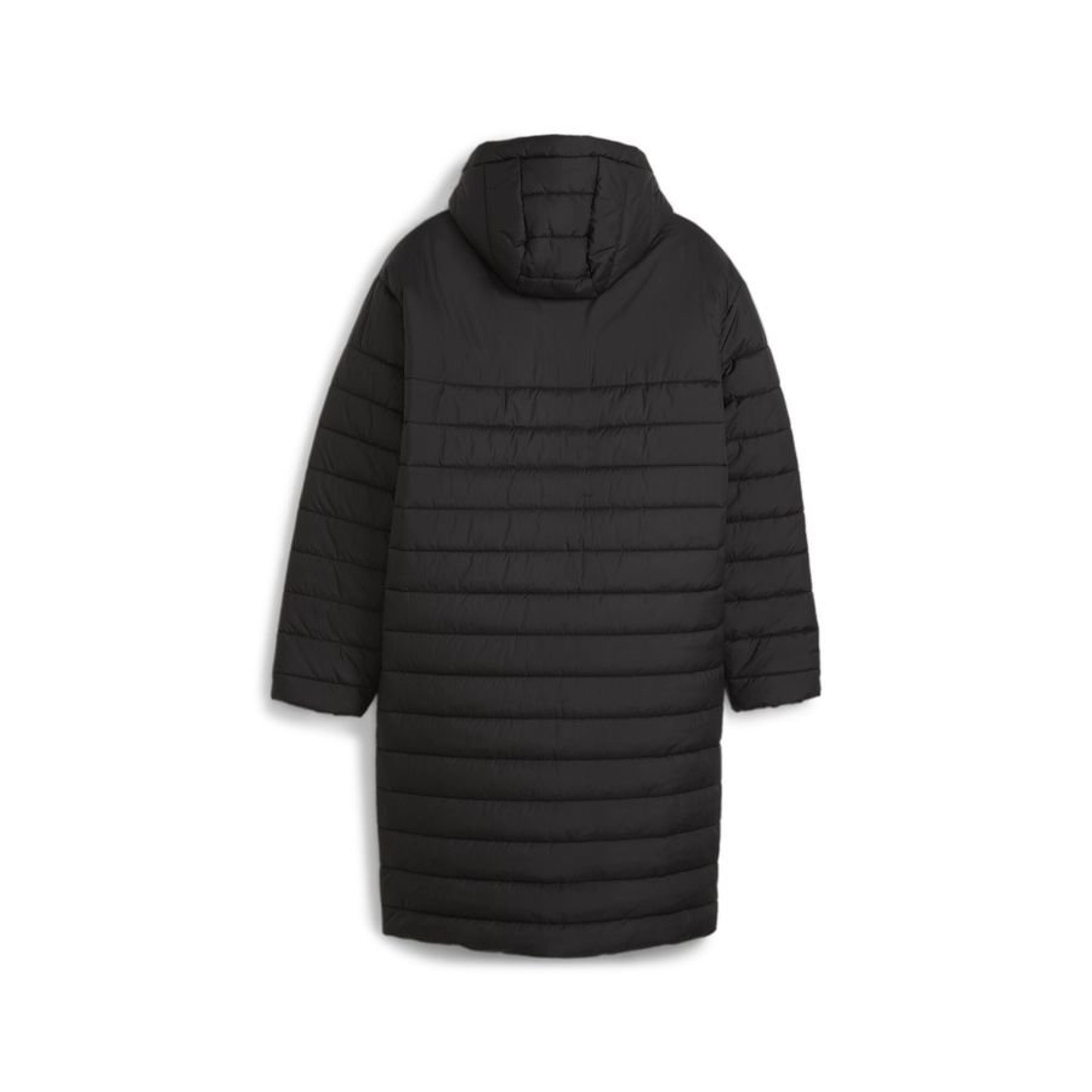 PUMA teamADDITIONS Bench Jacket Schwarz – Rückansicht (Sponsorenfläche)