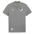 PUMA teamGOAL Casuals Polo Grau meliert – Vorderansicht