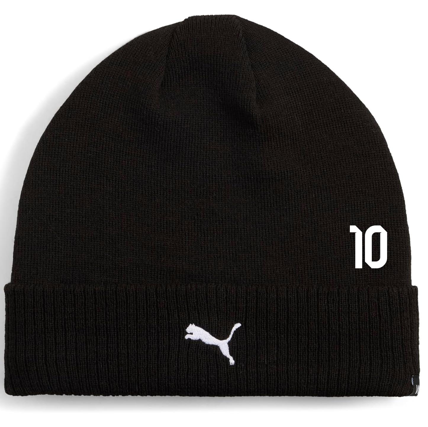 PUMA teamADDITIONS Beanie Schwarz – Vorderansicht