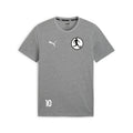 PUMA teamGOAL Casuals Tee Grau meliert – Vorderansicht